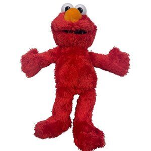 2016 Hasbro Sesame Street Elmo Plush Toy Red Soft Stuffed Animal 13"